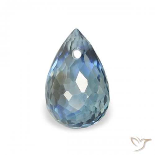 0.75ct Natural Cerceta Safira, Briolette, VS
