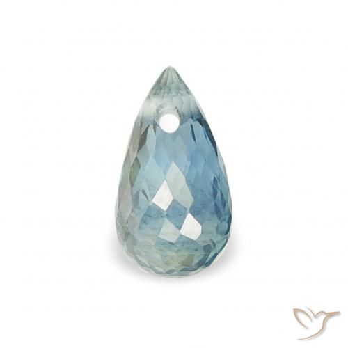 0.42ct Natural Cerceta Safira, Briolette, VS