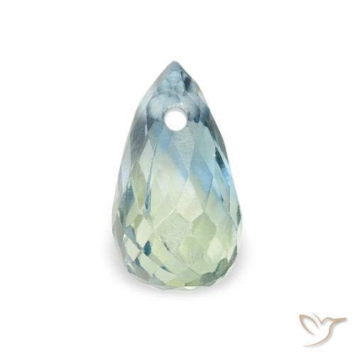 0.50ct Natural Cerceta Safira, Briolette, VS