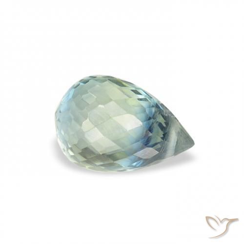 Safira Cerceta Natural 1.02ct, Briolette, VS