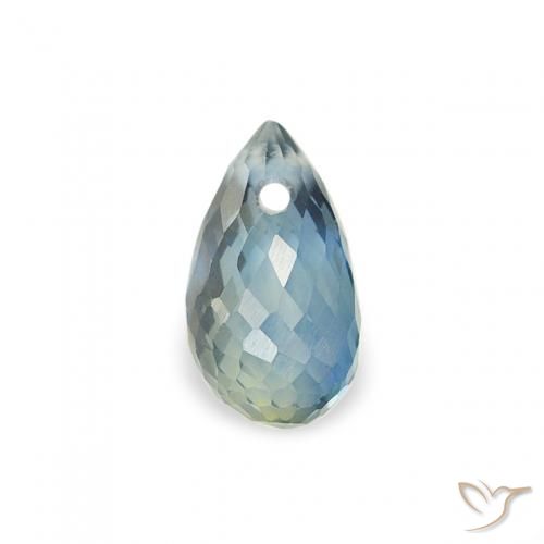 0.47ct Natural Cerceta Safira, Briolette, VS