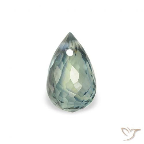 0.64ct Natural Cerceta Safira, Briolette, VS