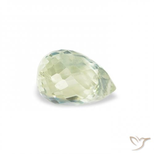 Safira Cerceta Natural 0.78ct, Briolette, VS