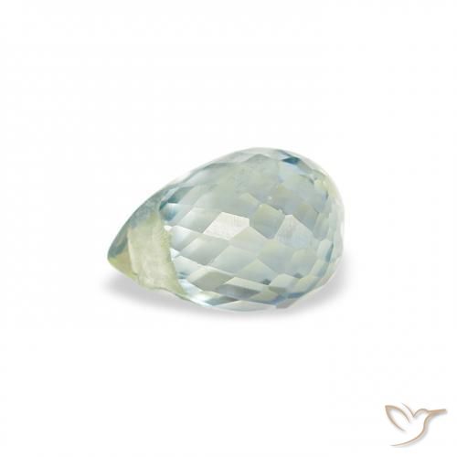 Safira Cerceta Natural 0.78ct, Briolette, VS