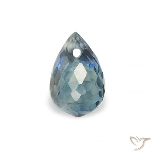 0.52ct Natural Cerceta Safira, Briolette, VS