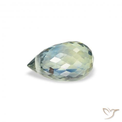 Safira Cerceta Natural 1.04ct, Briolette, VS