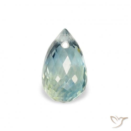 0.90ct Natural Cerceta Safira, Briolette, VS