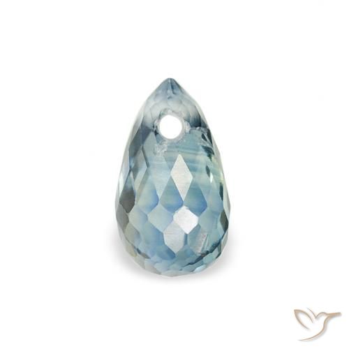 0.53ct Natural Cerceta Safira, Briolette, VS