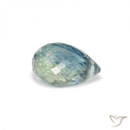 Safira Cerceta Natural 1.05ct, Briolette, VS