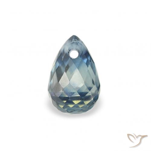 0.46ct Natural Cerceta Safira, Briolette, VS