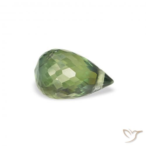 Safira Verde floresta Natural 1.02ct, Briolette, VS