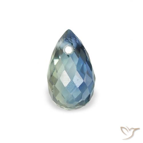 0.57ct Natural Cerceta Safira, Briolette, VS
