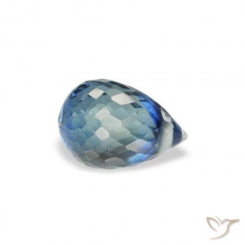Safira Cerceta Natural 1.00ct, Briolette, VS