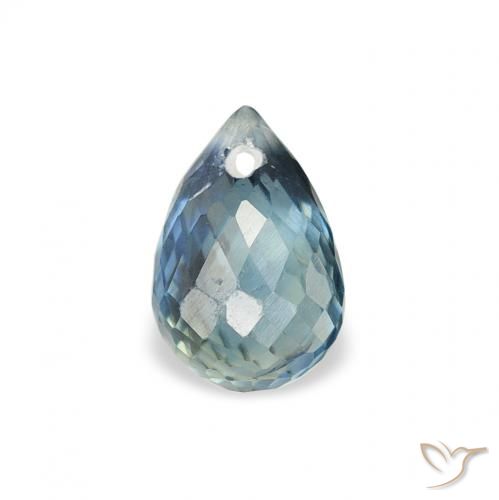 0.86ct Natural Cerceta Safira, Briolette, VS