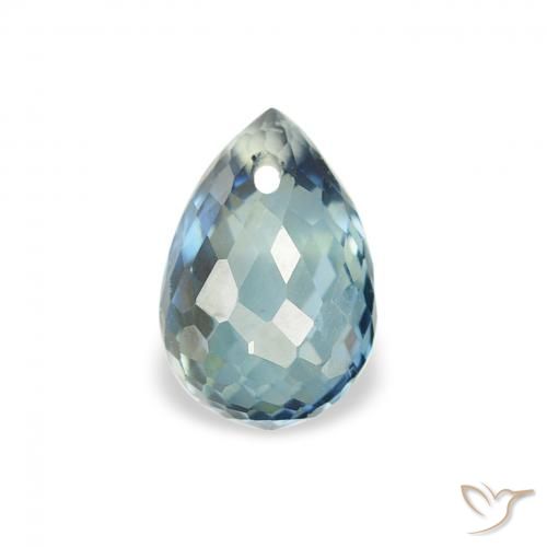 0.95ct Natural Cerceta Safira, Briolette, VS