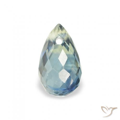 0.65ct Natural Cerceta Safira, Briolette, VS
