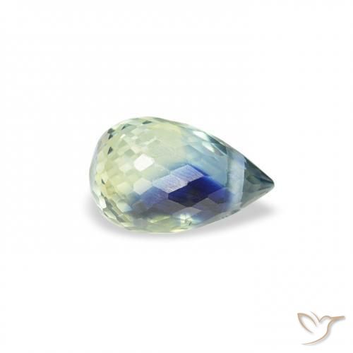 Safira Multicolorido Natural 0.62ct, Briolette, VS