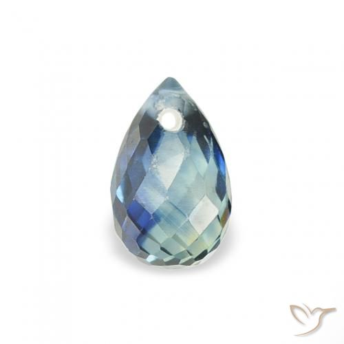 0.52ct Natural Cerceta Safira, Briolette, VS
