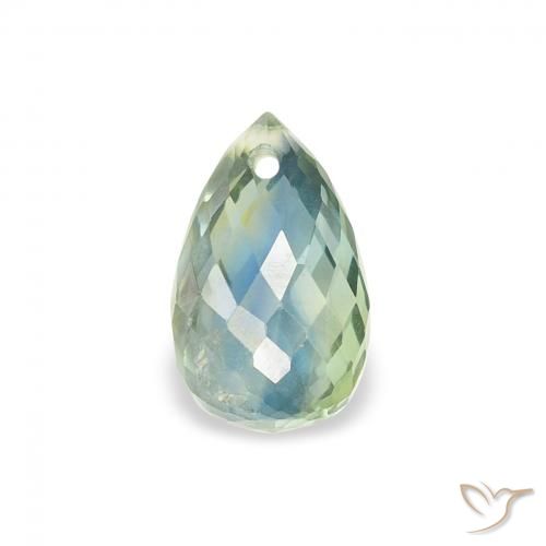 0.83ct Natural Cerceta Safira, Briolette, VS