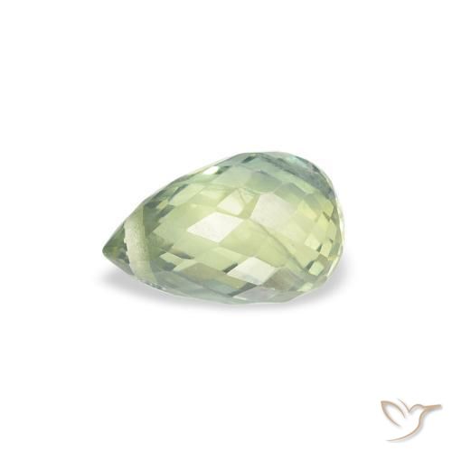 Safira Cerceta Natural 0.83ct, Briolette, VS
