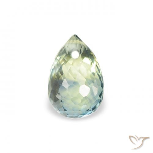 0.68ct Natural Cerceta Safira, Briolette, VS