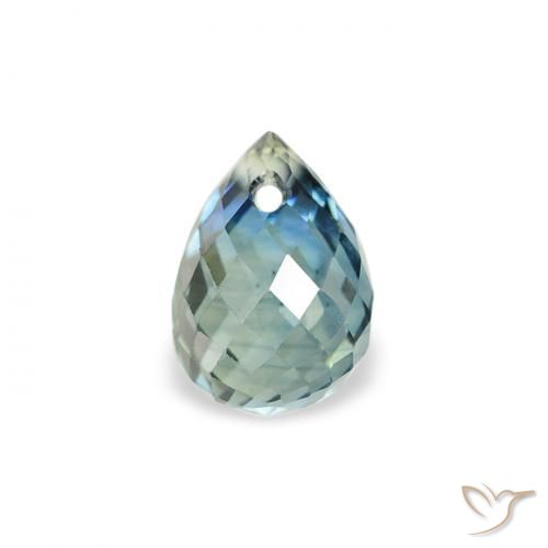 0.65ct Natural Cerceta Safira, Briolette, VS
