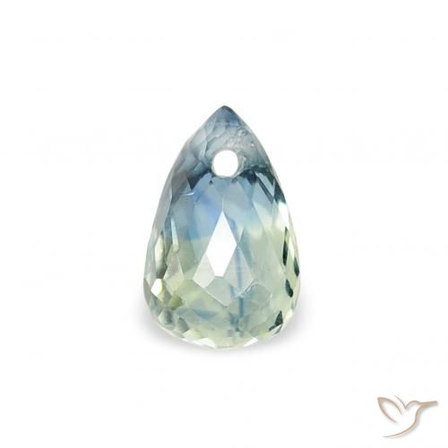 0.47ct Natural Cerceta Safira, Briolette, VS