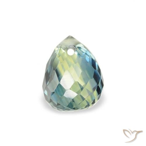 0.71ct Natural Cerceta Safira, Briolette, VS