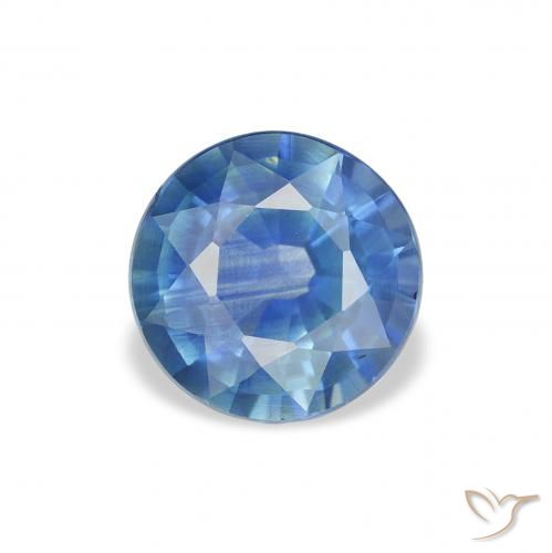1.68ct Natural Azul claro Safira, Redondo, VVS-VS