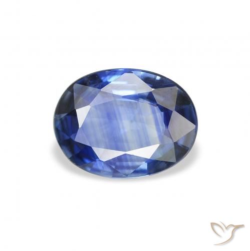 1.15ct Natural Azul escuro médio Safira, oval, VVS-VS