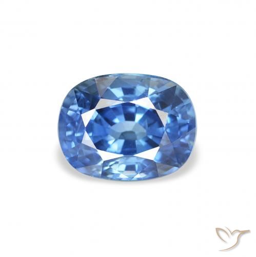 1.58ct Natural Azul escuro médio Safira, Almofada, VS
