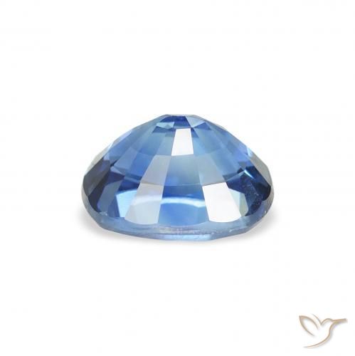 Safira Azul escuro médio Natural 1.58ct, Almofada, VS