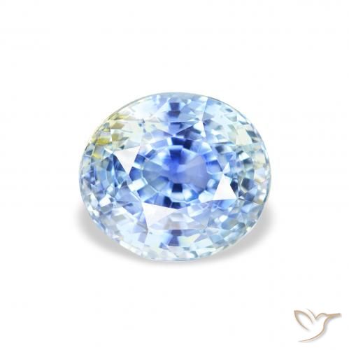 2.10ct Natural Pastel Azul Safira, oval, VS