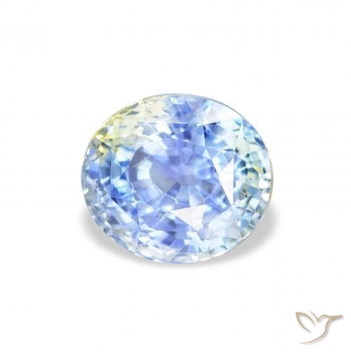 Safira Pastel Azul Natural 2.10ct, oval, VS