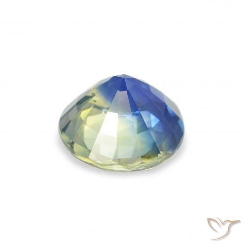 Safira Azul escuro Natural 1.57ct, Redondo, VVS-VS