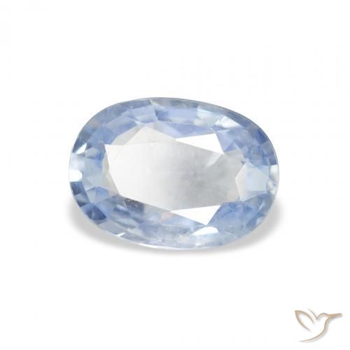 Safira Azul claro Natural 2.00ct, oval, VS