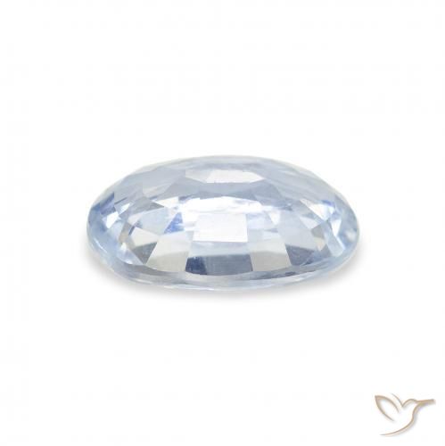 Safira Azul claro Natural 2.00ct, oval, VS