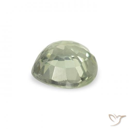 Safira Luz verde Natural 0.65ct, Coração, VVS-VS