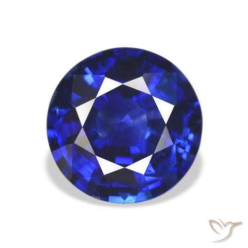 7.03ct Natural azul real Safira, Redondo, VS