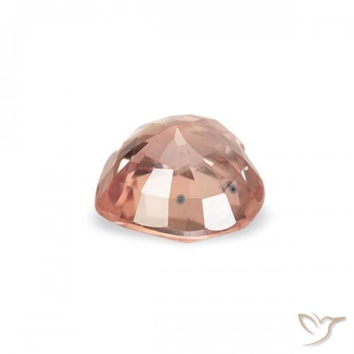Safira Luz rosa Natural 0.44ct, Coração, VS
