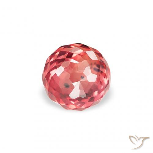 0.36ct Natural Vermelho brilhante Safira, Redondo, VS