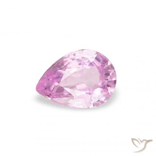 0.24ct Natural Rosa brilhante Safira, Formato de pêra, VVS-VS