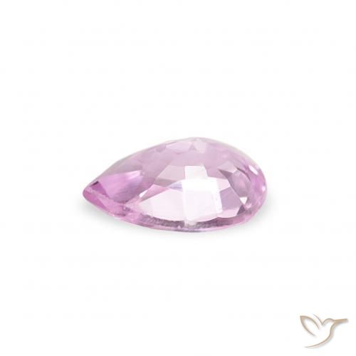 Safira Rosa brilhante Natural 0.24ct, Formato de pêra, VVS-VS