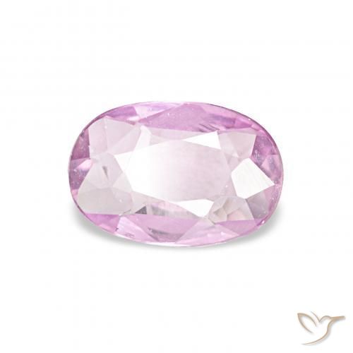 Safira Roxo Violeta Rosado Claro Natural 0.40ct, oval, VVS