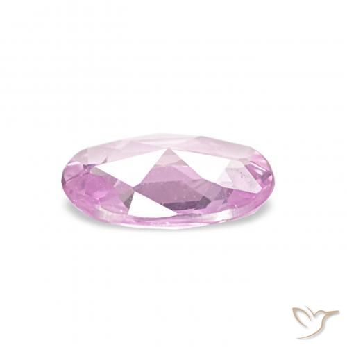 Safira Roxo Violeta Rosado Claro Natural 0.40ct, oval, VVS
