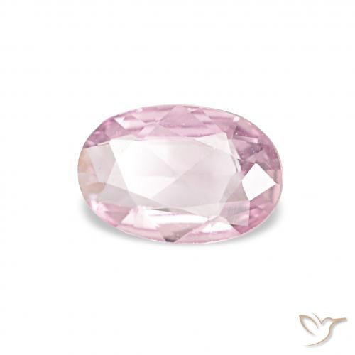 Safira Luz rosa Natural 0.33ct, oval, VVS