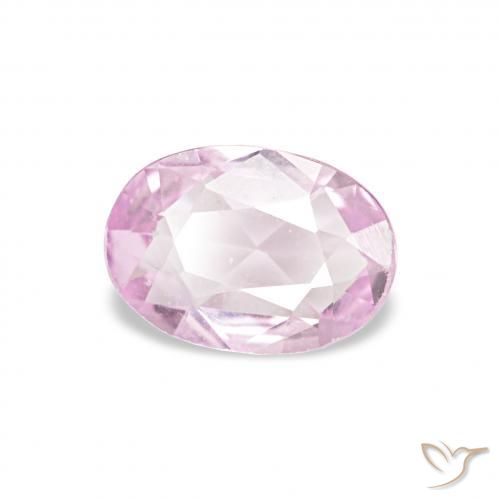 Safira Roxo-rosa claro Natural 0.43ct, oval, VVS
