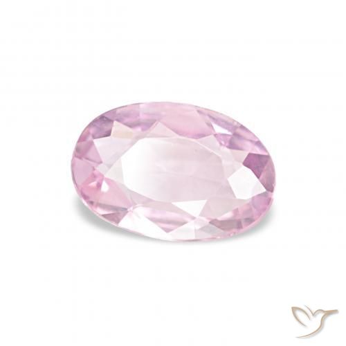 Safira Luz rosa Natural 0.42ct, oval, VS