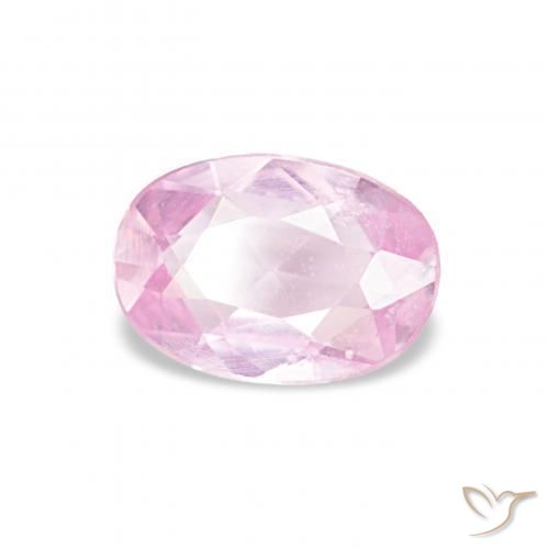 Safira Luz rosa Natural 0.52ct, oval, VS