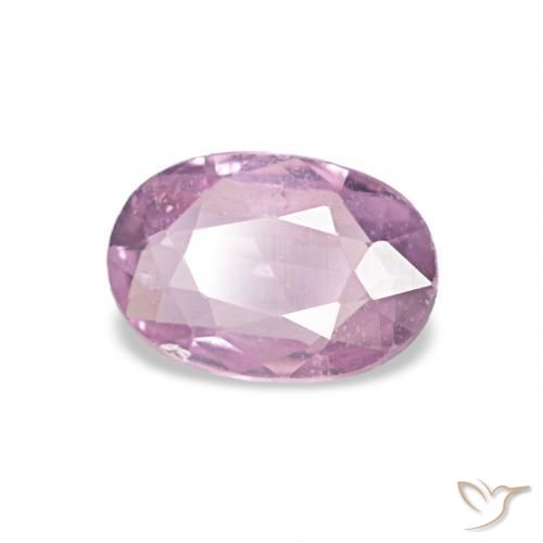 Safira Roxo rosado Natural 0.53ct, oval, VS